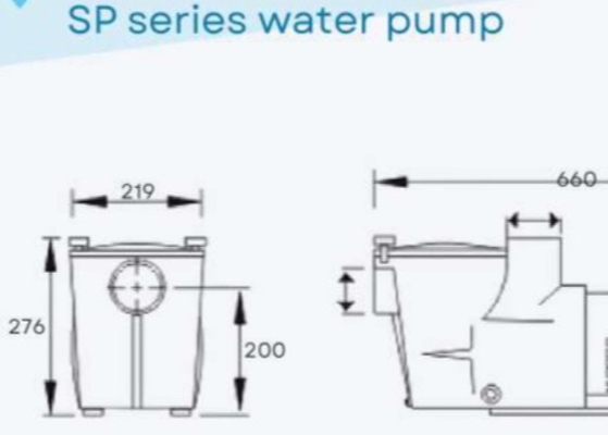 2023 SP1005 1HP Водоказы для бассейнов