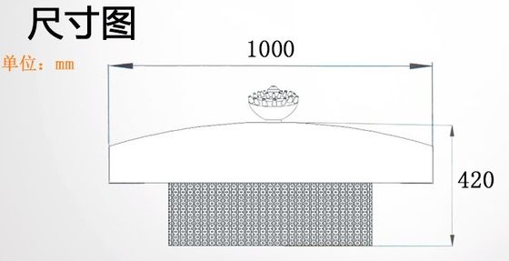 брызги 1000мм СС304 6м высокие плавая музыкальный проект фонтана