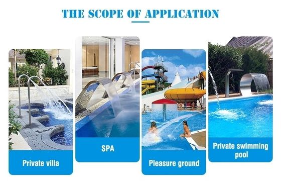 Сопло водопада пруда ААА ИСО9001 СС304 для массажа