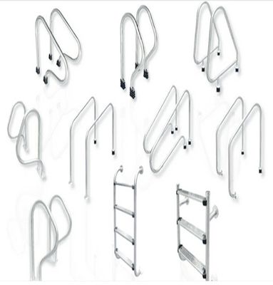 Лестница бассейна нержавеющей стали ИСО КЭ 1.0мм отполированная