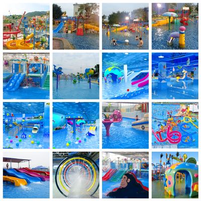 Водные горки Аква гусеницы стеклоткани