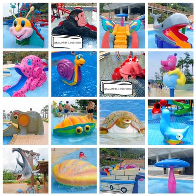 Водные горки Aqua гусеницы стеклоткани TUV анти- УЛЬТРАФИОЛЕТОВЫЕ
