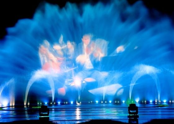 проекция экрана воды сопла нержавеющей стали фонтана 60m3/h