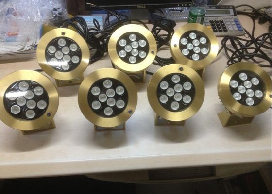 DMX512 латунное 2700K 6W RGB привело подводные света бассейна