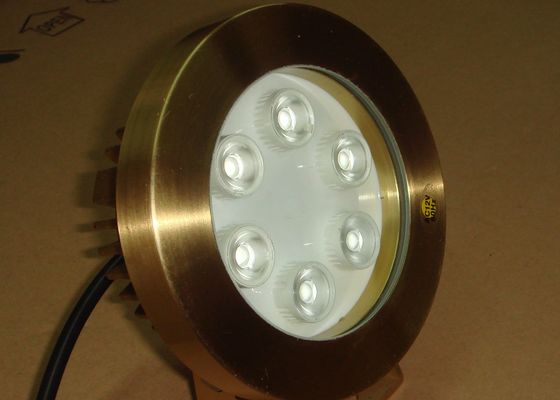 DMX512 латунное 2700K 6W RGB привело подводные света бассейна