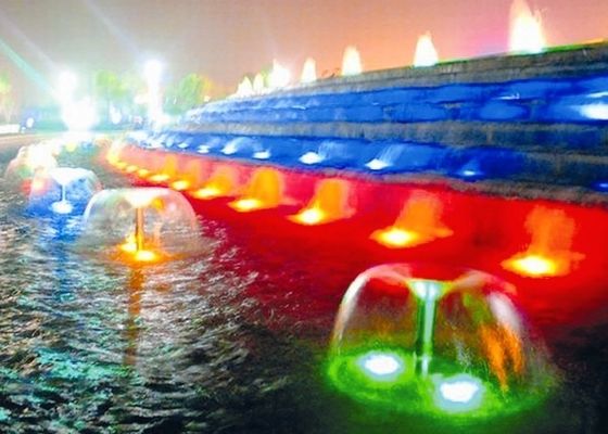 латунное сопло фонтана гриба колокола дисплея 22gpm